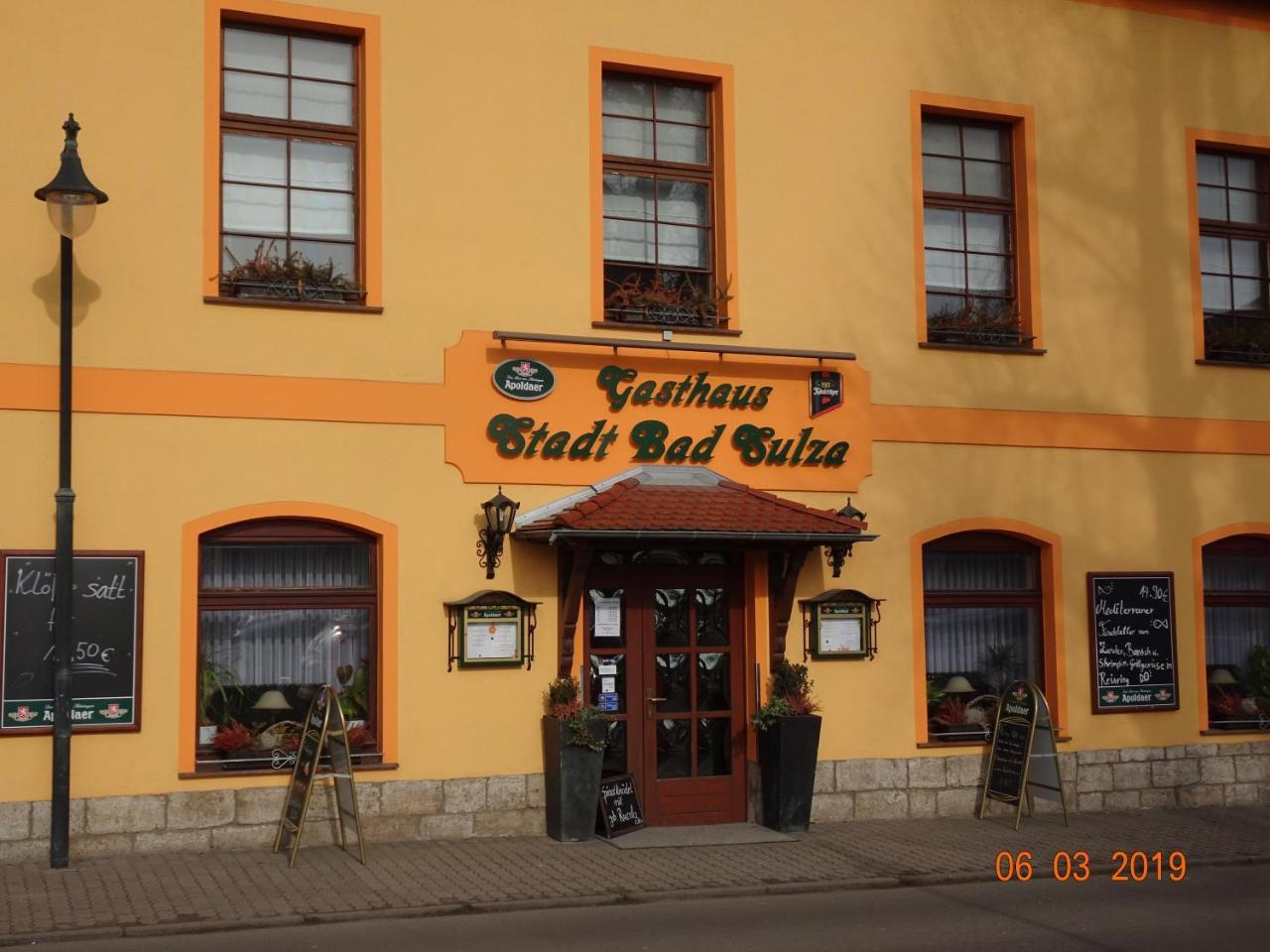 Gasthaus Stadt Bad Sulza Buitenkant foto